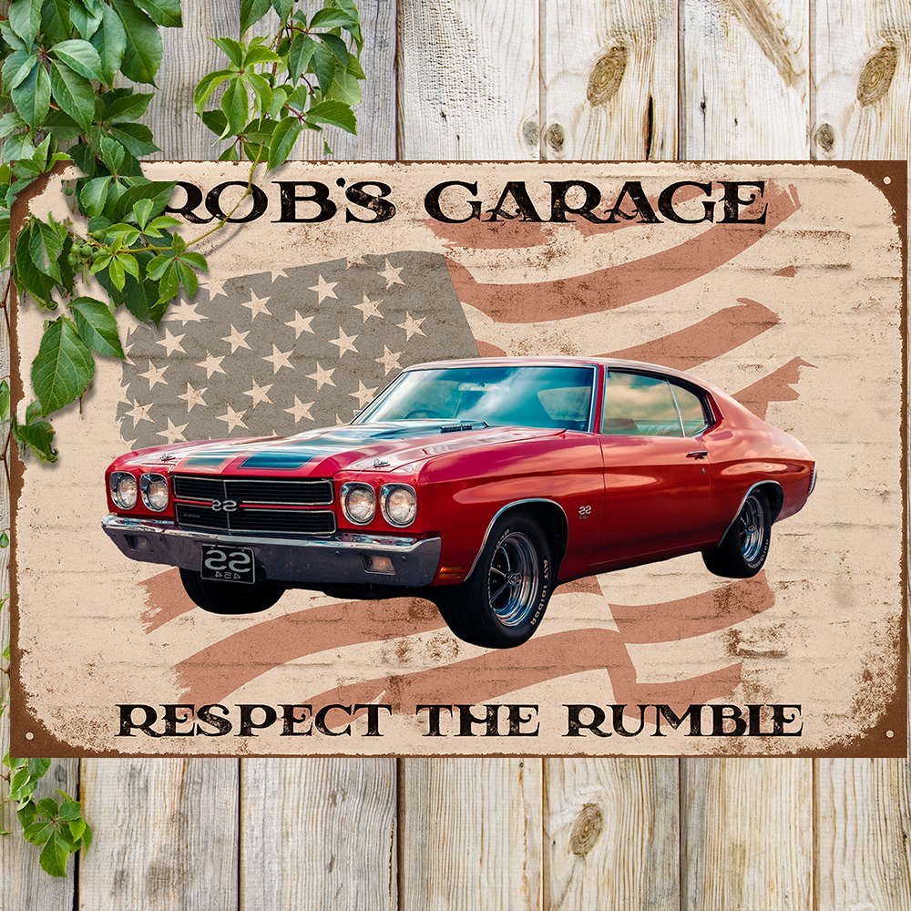 Custom Photo Car Metal Sign Gift For Car Lovers TH10 896701