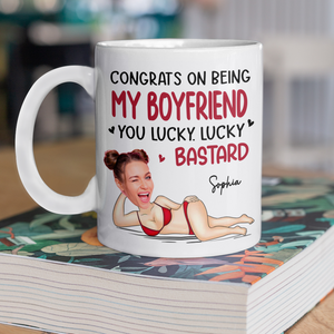 Custom Photo Anniversary Wedding Personalized Mug Gifts For Husband And Wife, Him And Her LM32 897577