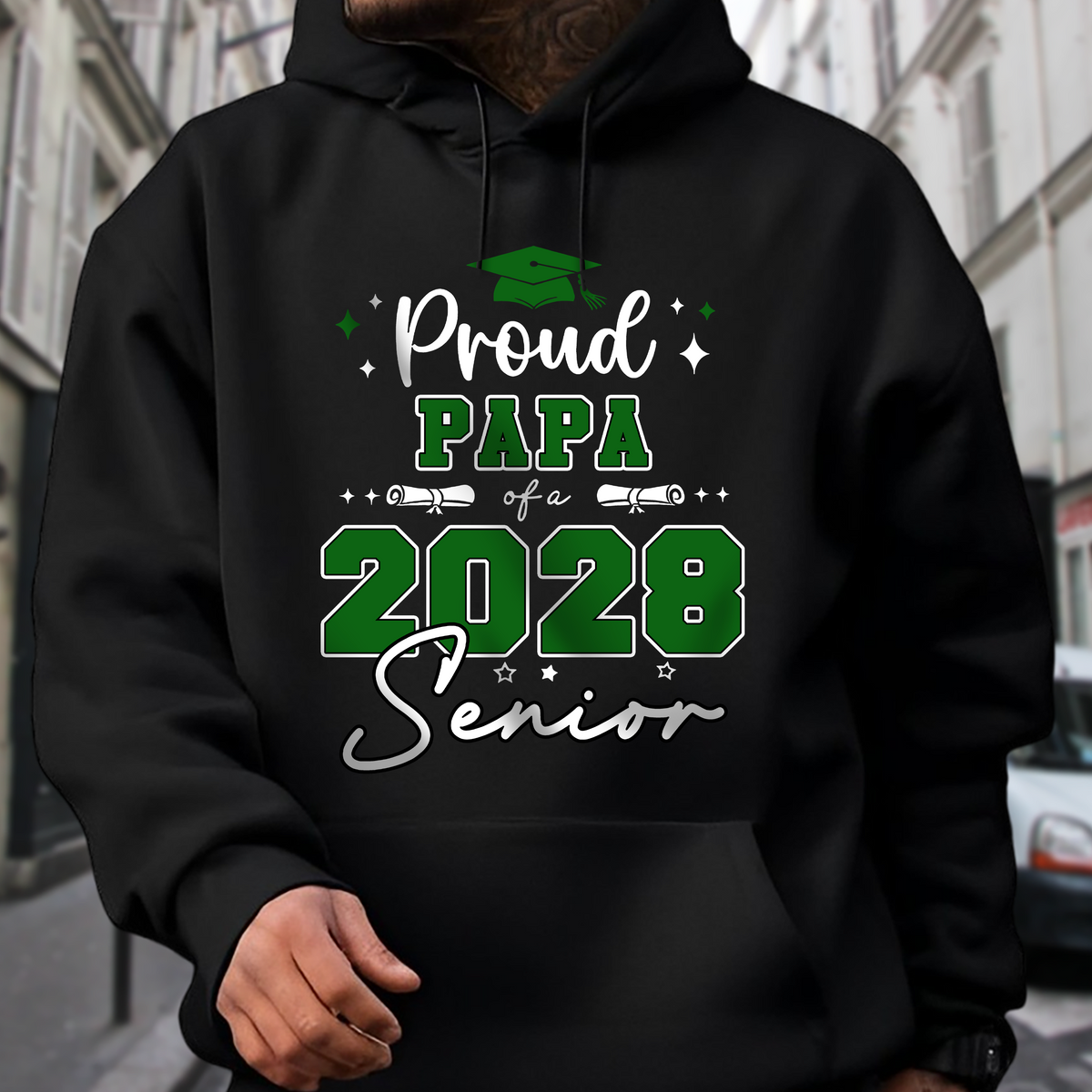 Personalised Proud Grandma of a Class of 2026 Senior Dark Shirt LM32 899309
