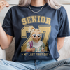Senior 2027 My Last First Day Custom Photo Comfort Shirt CH07 180308
