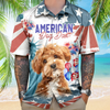 Custom Photo Pet Dad Pet Mom Independence Day Hawaii Shirt LM32 893439