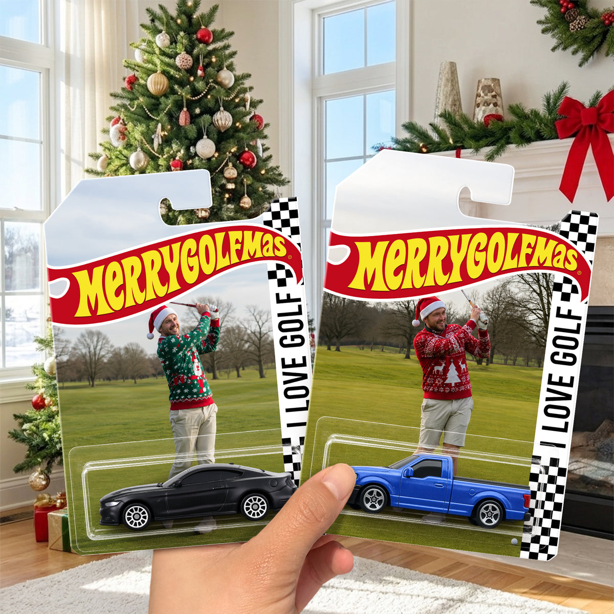 Personalized Golf Wheels Packaging for Golf Lovers, Xmas Custom Collector Gift HO82 903184