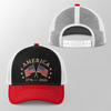 Patriotic USA 250th Anniversary Embroidered Trucker Hat CH07 911994