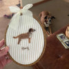 Personalized Punch Needle Pet Portrait Embroidery Hoop HO82 903036