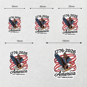 America 250Th Anniversary 1776-2026 Eagle Us Flag Roll Sticker HO82 900980