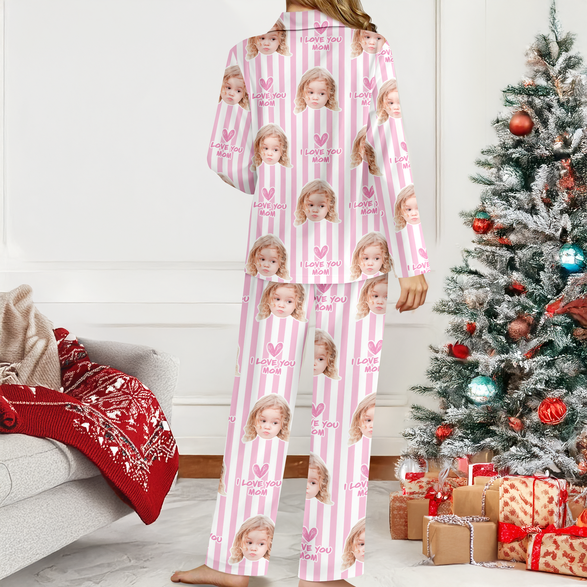 Custom Funny Face Best Dad, Mom Ever Pajamas Gift For Family LM32 669817