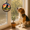 Custom Floral Dog Memorial Suncatcher For Dog Lovers TH10 894305
