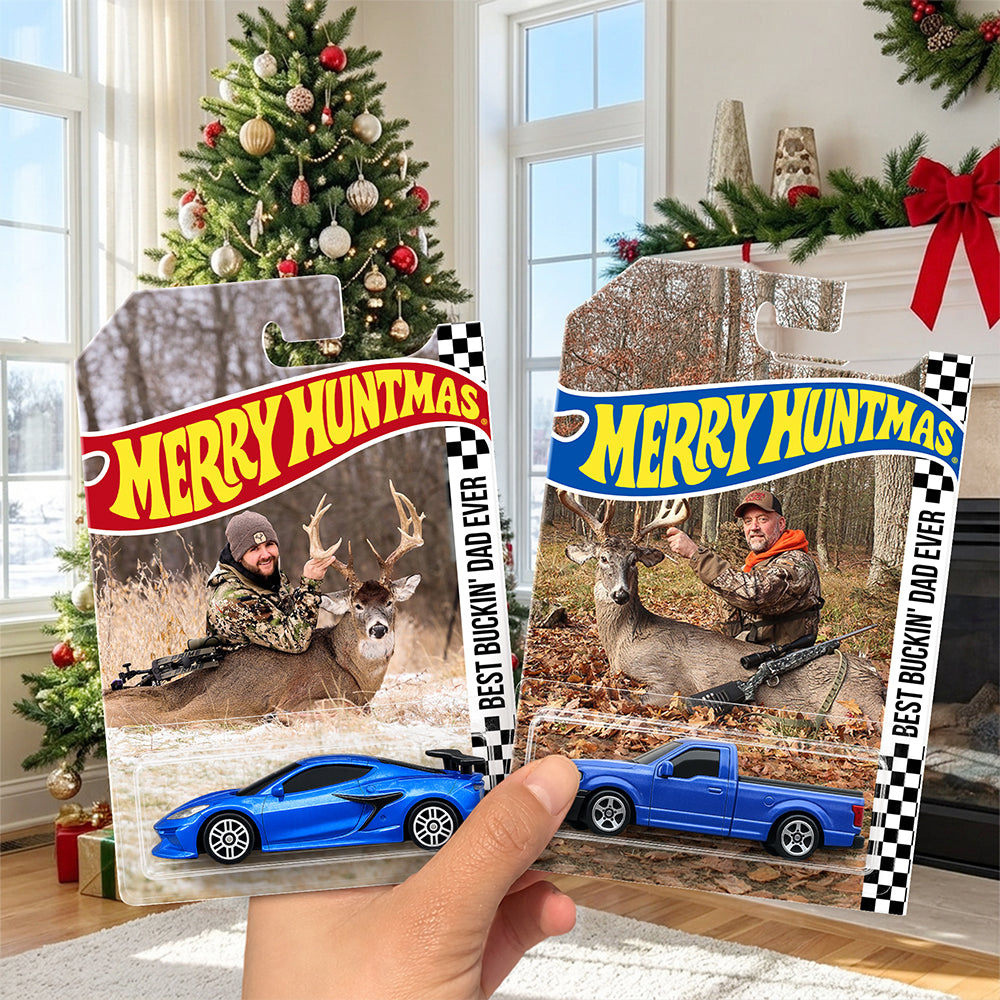 Custom Photo Merry Huntmas Wheels, Gift For Hunting Lovers HO82 903350