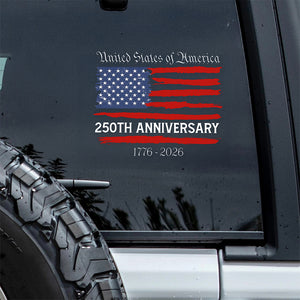 USA 250th Anniversary Car Window Decal Sticker TH10 898345