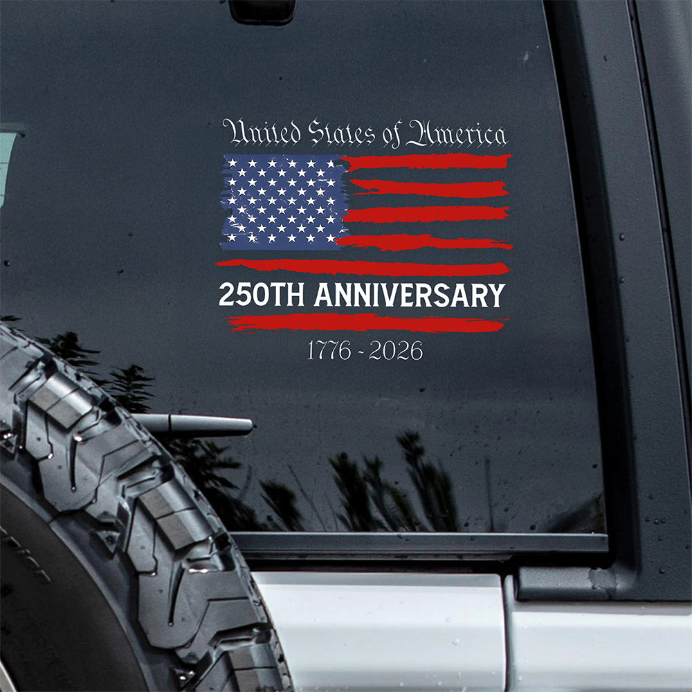 USA 250th Anniversary Car Window Decal Sticker TH10 898345