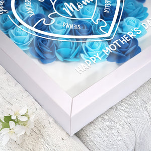 You Are The Piece That Hold Us Together - Personalized Flower Shadow Box Mother's Day Gift CH07 895468