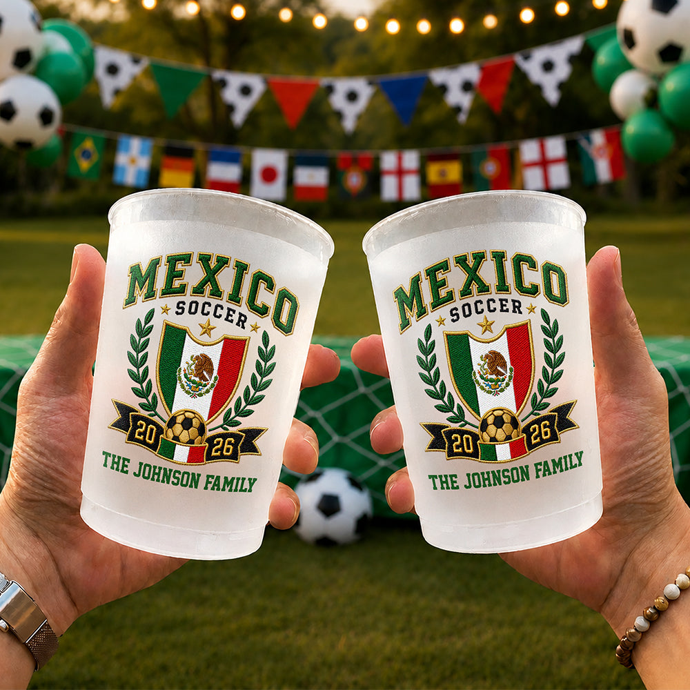 Custom Family Name International Soccer Tournament Cups For Soccer Lovers, Sports Fans HA75 921806