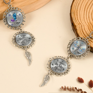 Forever In My Heart Personalized Memorial Hanging Ornament With Charm HA75 891982