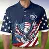 Custom Name American Pride Patriotic 250th Anniversary Eagle Polo Shirt HA75 921150