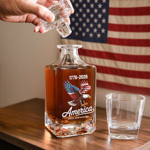 Celebrate 250 Years of America USA Anniversary 1776-2026 Decanter HO82 894518