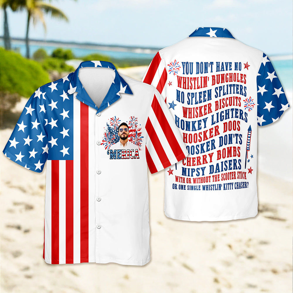 Custom Photo Merica July 4th 250th Anniversary Hawaii Shirt TH10 170235