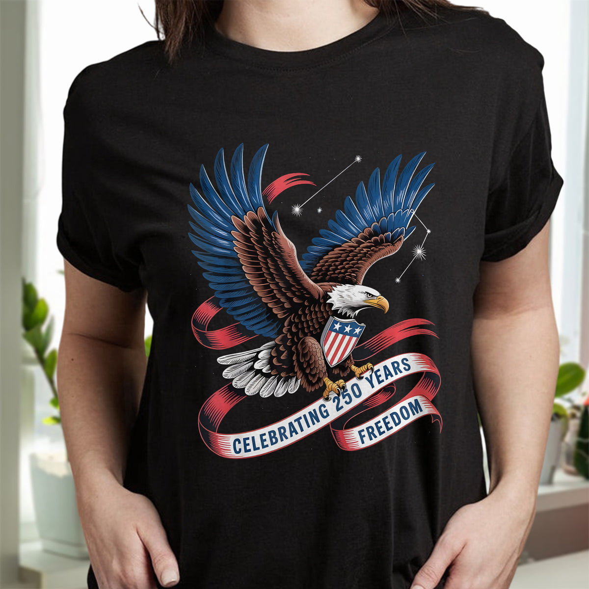 Celebrating 250 Years Freedom Dark Shirt HA75 898870