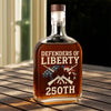 Defenders Of Liberty 250th Anniversary USA Whiskey Bottle HA75 897298