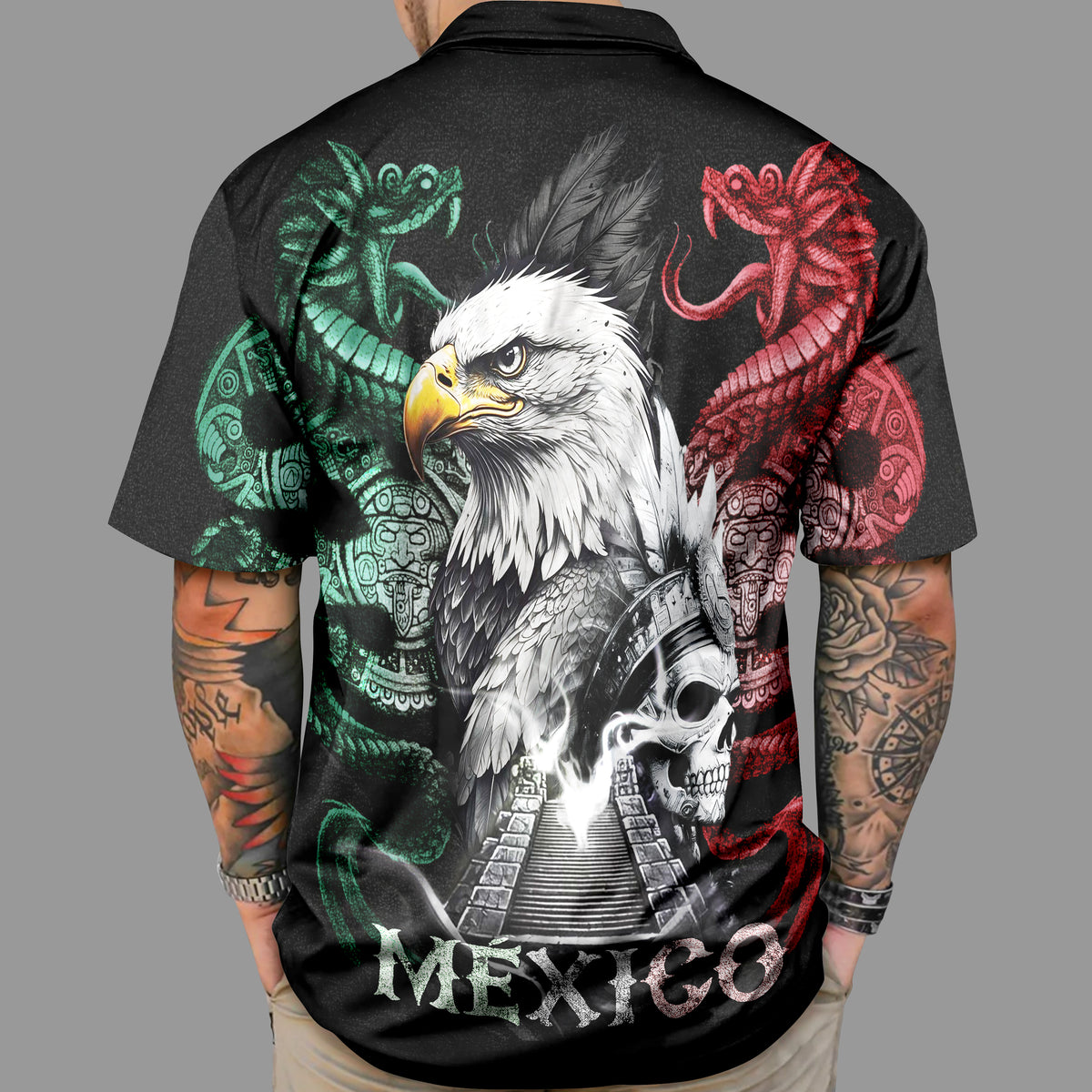 Mexico Eagle Hawaii Shirt N369 895021
