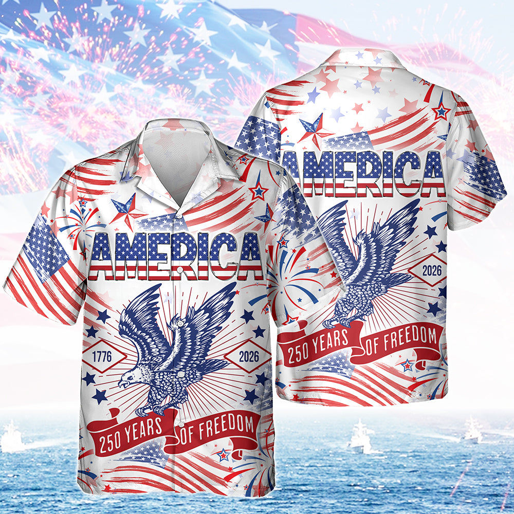 America 250 Years Of Freedom Hawaiian Shirt TH10 894931