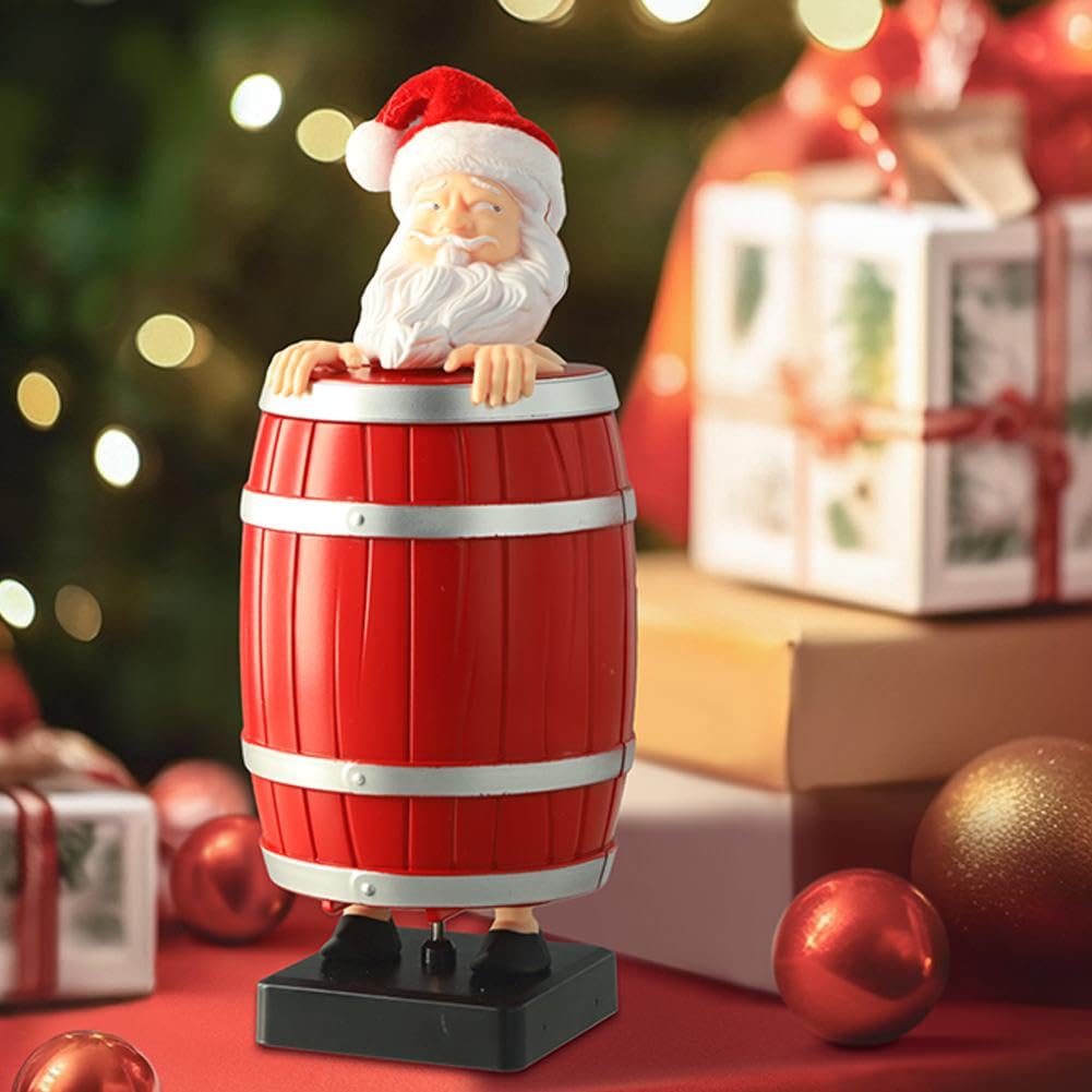 Funny Santa Barrel Automatic Cigarette Dispenser - Christmas Gift For Husband, Son, Grandson, Brother, Grandpa, Dad, Yourself HO82 903558