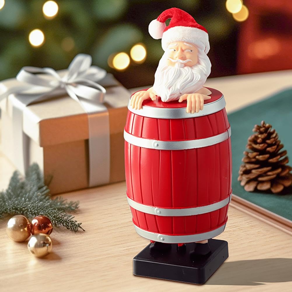 Funny Santa Barrel Automatic Cigarette Dispenser - Christmas Gift For Husband, Son, Grandson, Brother, Grandpa, Dad, Yourself HO82 903558