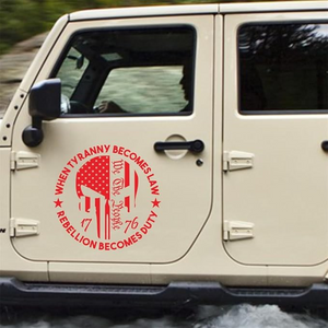 We The People Car Decal Sticker TH10 896759