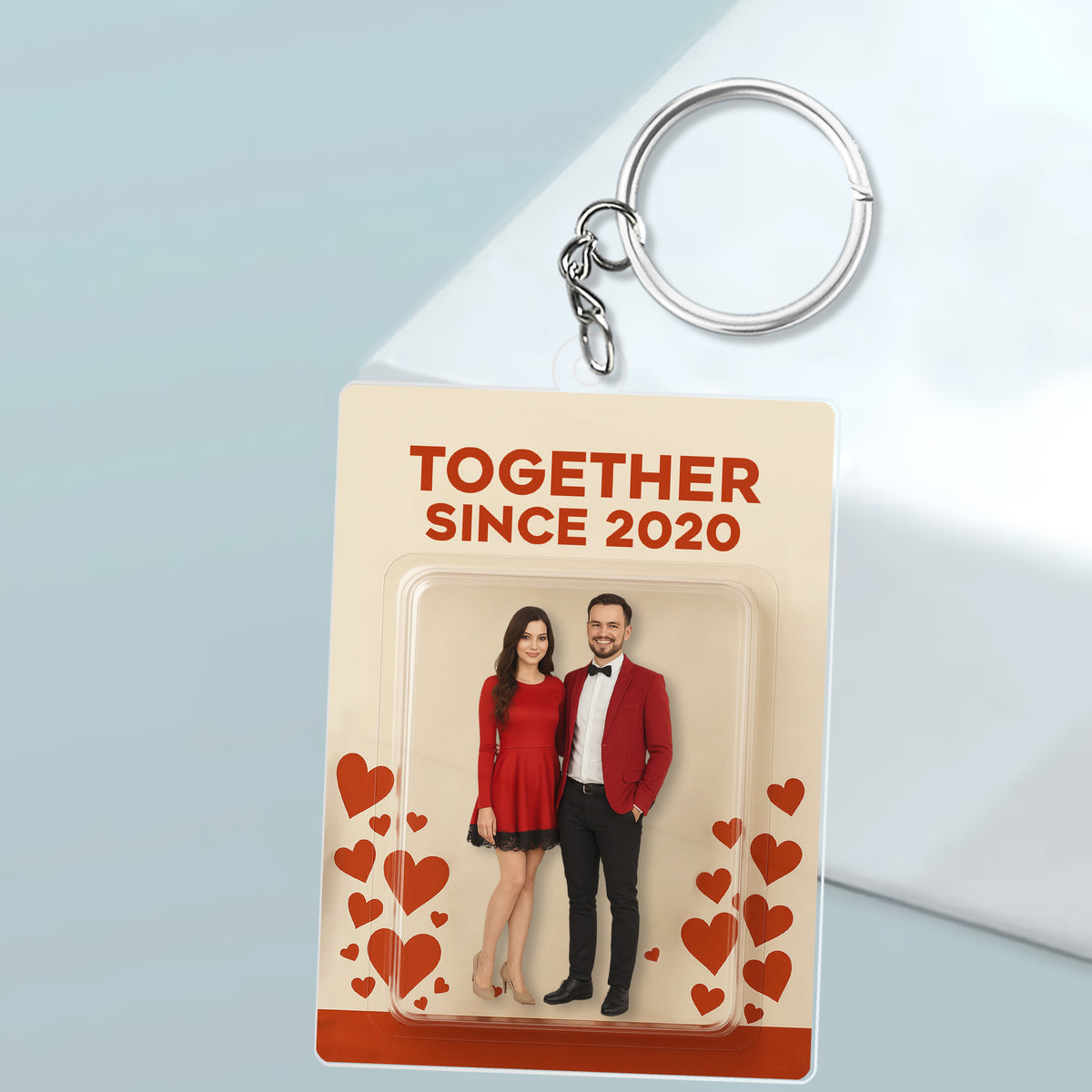 Custom Photo A Lifetime Of Love - Couple Acrylic Keychain HO82 893916
