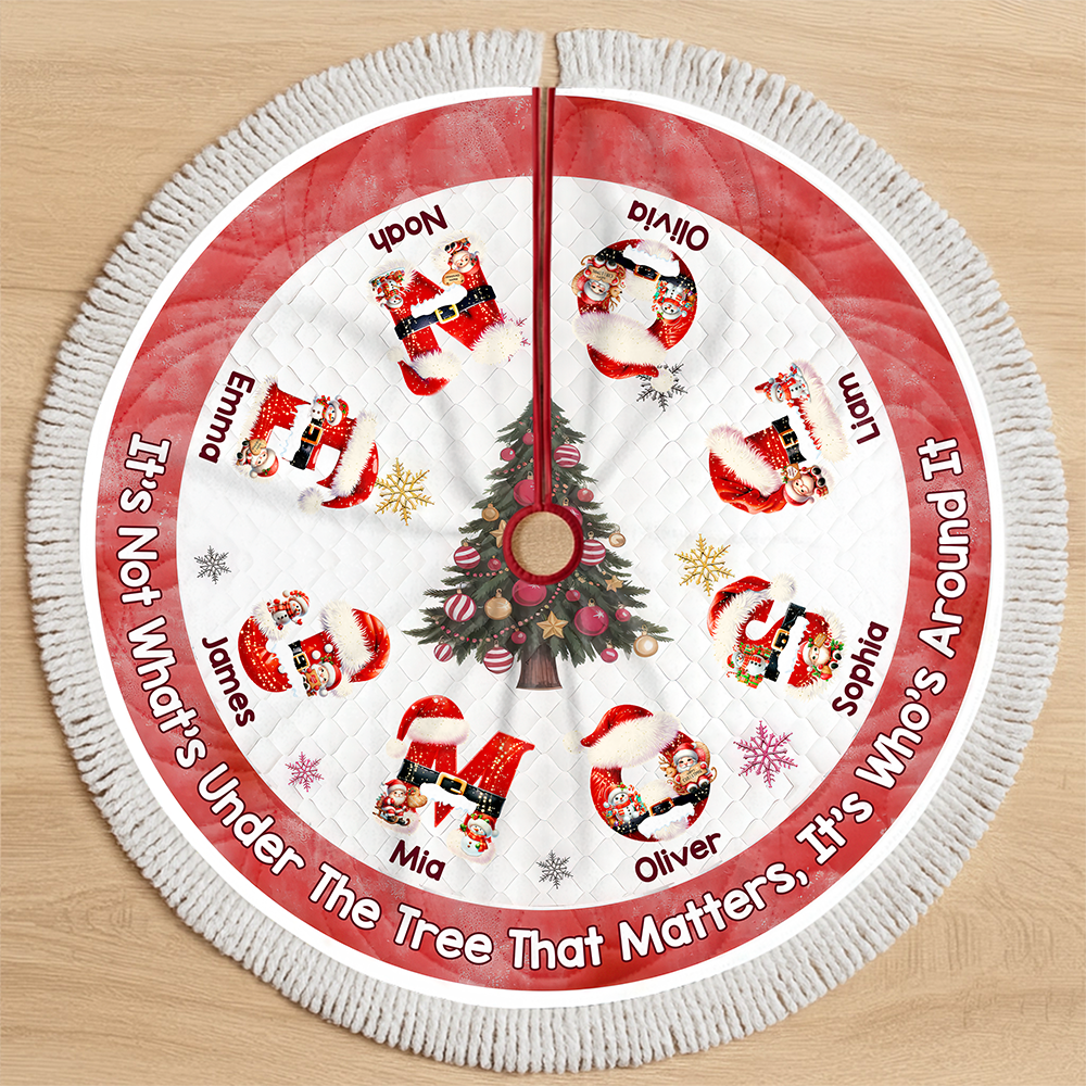 Joy Wrapped Around Us Christmas Tree Skirt TH10 896329