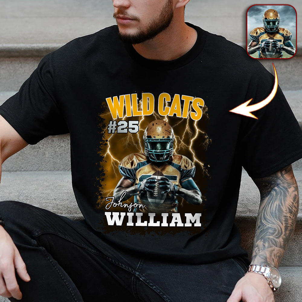 Personalized America Football Dark Shirt Gift For Football Lovers CH07 910356