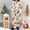 Custom Funny Family Face With Christmas Pattern Pajamas HA75 892792