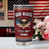 Custom Name 250 Years of Freedom America 1776–2026 Anniversary Fat Tumbler CH07 910586