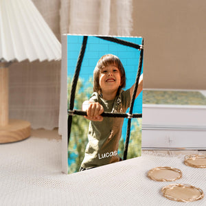 Custom Family Photo Rectangle Building Brick Blocks Father's Day Gift HA75 892386