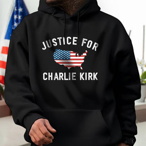 Justice For Charlie Kirk Dark Shirt LM32 65463