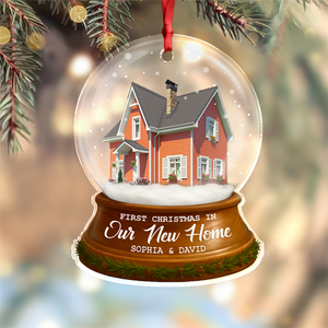 Custom New Home Photo Acrylic Ornament Housewarming Gift For Family CH07 899934