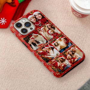 Custom Cute Photo Phone Case Christmas Gift For Family, Couple LM32 895131