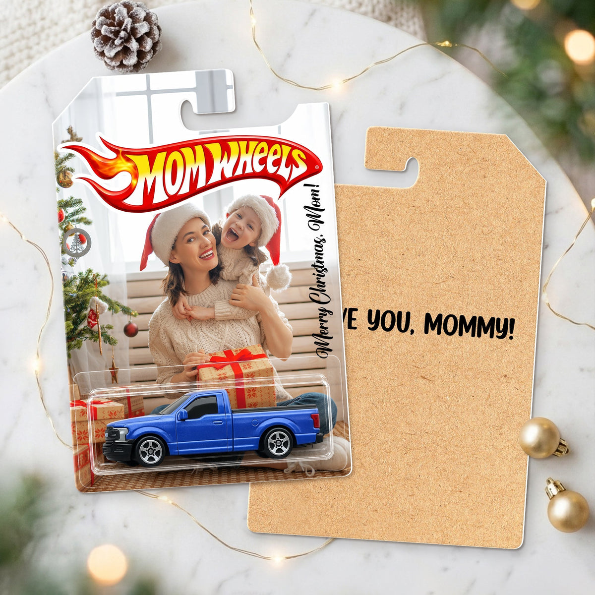 Personalized Merry Christmas Dad Wheels Packaging for Dad, Xmas Custom Collector Gift HO82 903178