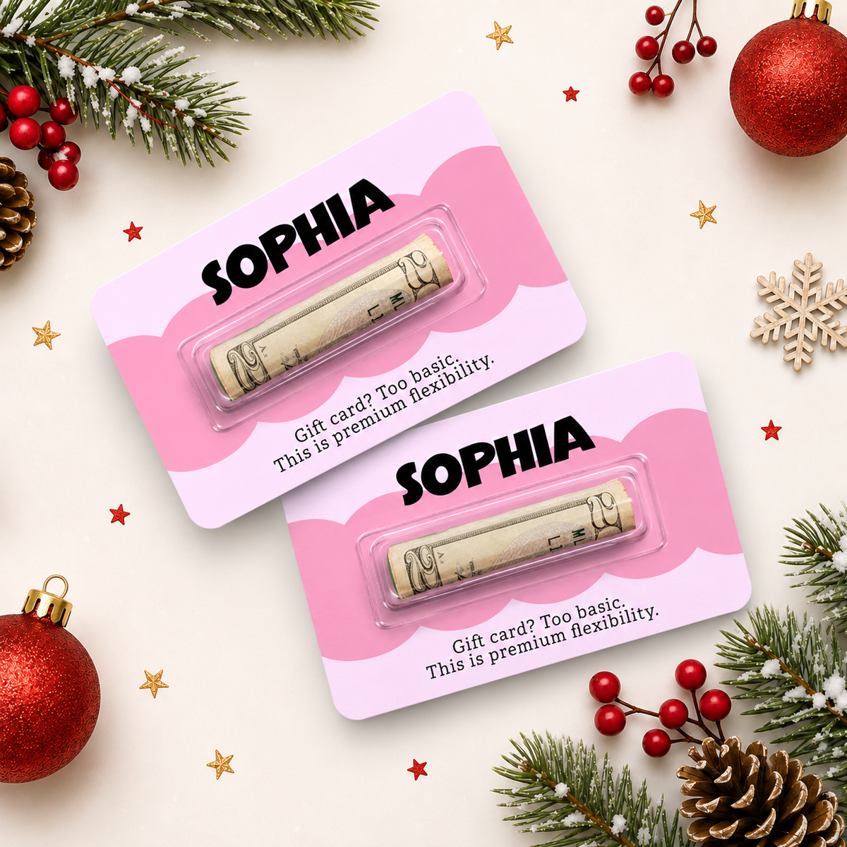 Custom Name Christmas Money Gift Card Gift for Family & Friends LM32 669717