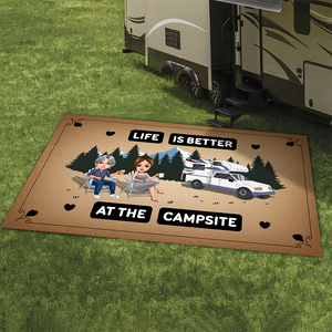 Personalized The Best Memories Are Made Camping Patio Mat TH10 894147