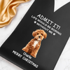 Custom Dog Cat Photo Life Would Be Boring Without Me Christmas Leather Wine Bag LM32 893871