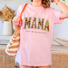 Custom Mama Shirt With Kids Names Faux Embroidery Effect Comfort Shirt HO82 903346