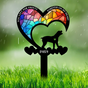 Personalized You Were My Favorite Hello & My Hardest Goodbye Dog Loss Garden Stake LM32 893853