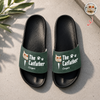 Custom Photo The Cat Father Funny Cat Dad Gift Slide Sandals - Gift For Cat Dad, Cat Lovers HO82 902610