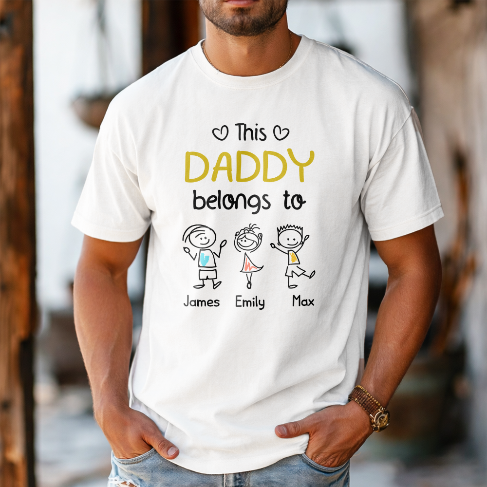 Personalized This Papa Belongs To Us Bright Shirt Father’s Day Gift HA75 921442