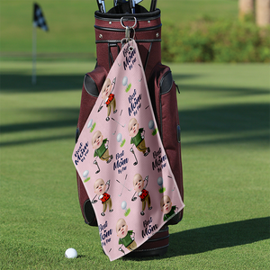 Custom Kid Face Best Dad By Par Golf Towel LM32 893645