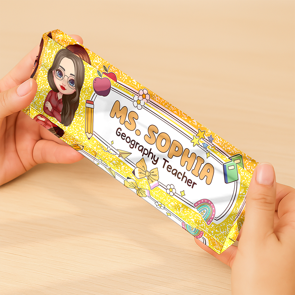 Personalized Teacher Acrylic Desk Name Plate Back To School Gift For Teacher CH07 896214