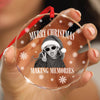 Custom Photo Merry Christmas Making Memories Glass Ornament - Gift For Christmas, Family Gift HO82 903308