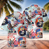 Custom Photo 4th of July America Flag Bald Eagle Hawaiian Shirt LM32 897917