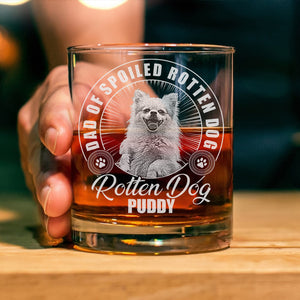 Dad Thanks For Picking Up My Poop - Personalized Whiskey Glass With Photo TH10 892833