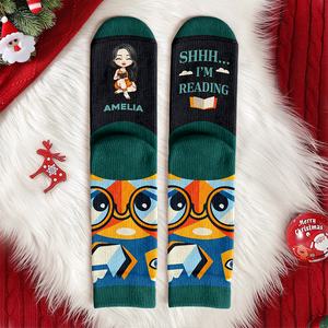 Personalized Sorry I'm Booked Crew Socks Gifts For Book Lovers, Readers HA75 892932